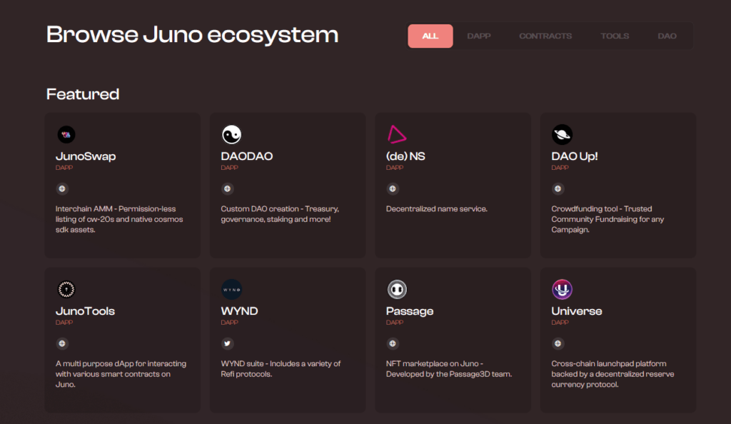 Juno-Ekosistemi